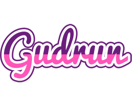 Gudrun cheerful logo