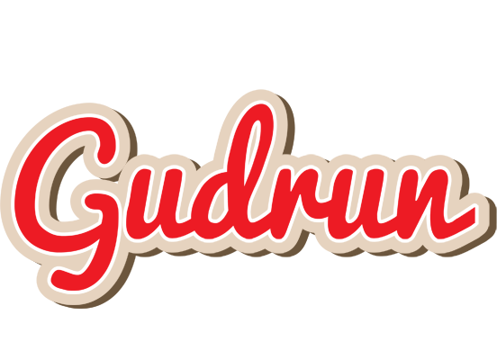 Gudrun chocolate logo