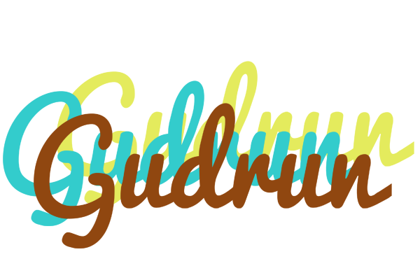 Gudrun cupcake logo