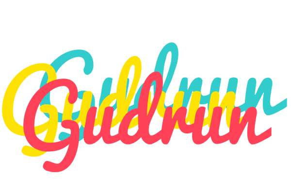 Gudrun disco logo