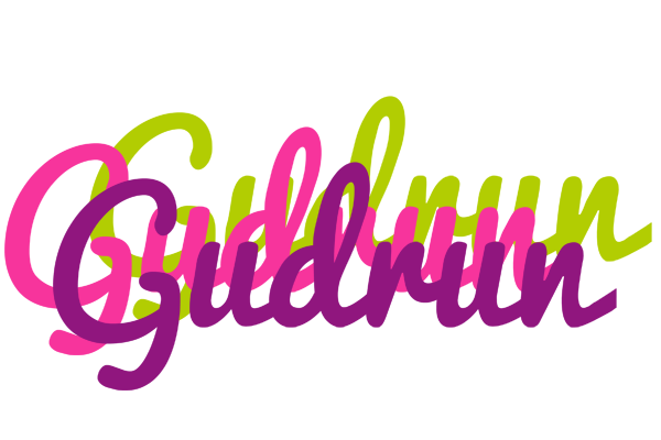 Gudrun flowers logo