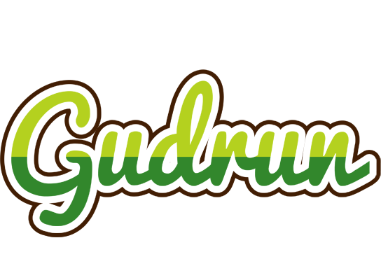 Gudrun golfing logo