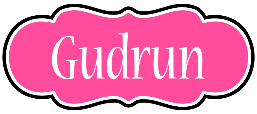 Gudrun invitation logo