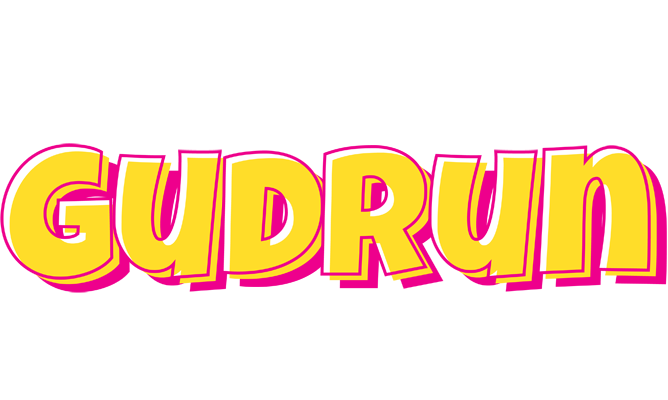 Gudrun kaboom logo