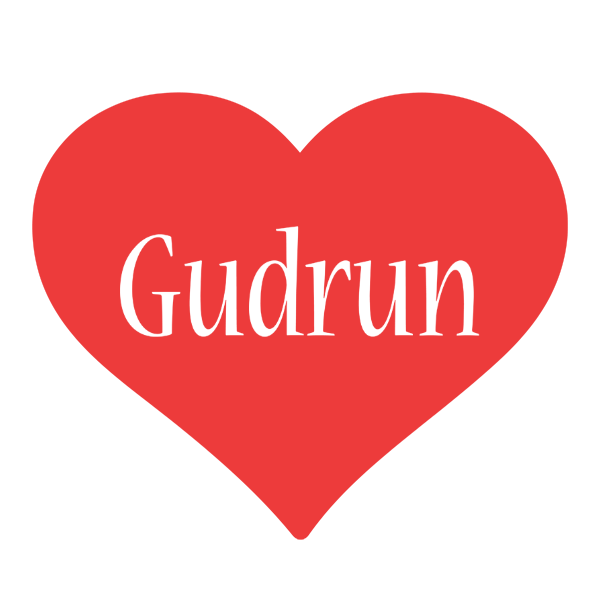Gudrun love logo
