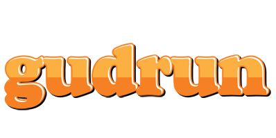 Gudrun orange logo