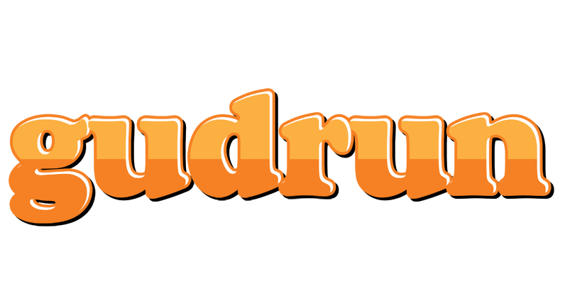 Gudrun orange logo