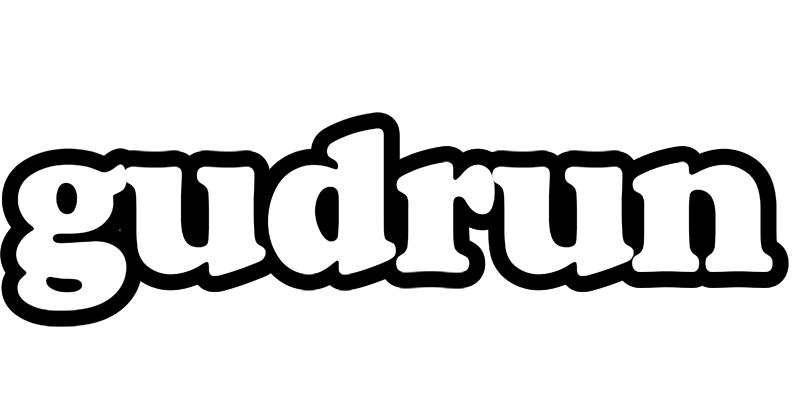 Gudrun panda logo