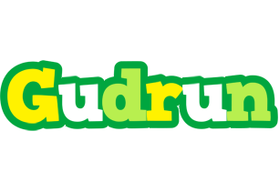 Gudrun soccer logo