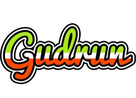 Gudrun superfun logo