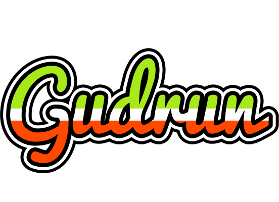 Gudrun superfun logo