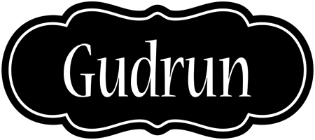 Gudrun welcome logo