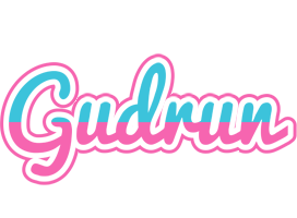 Gudrun woman logo