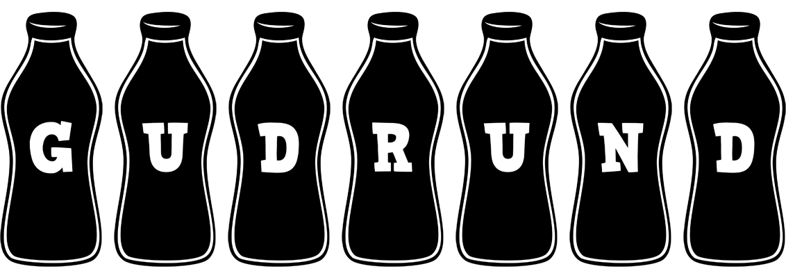 Gudrund bottle logo