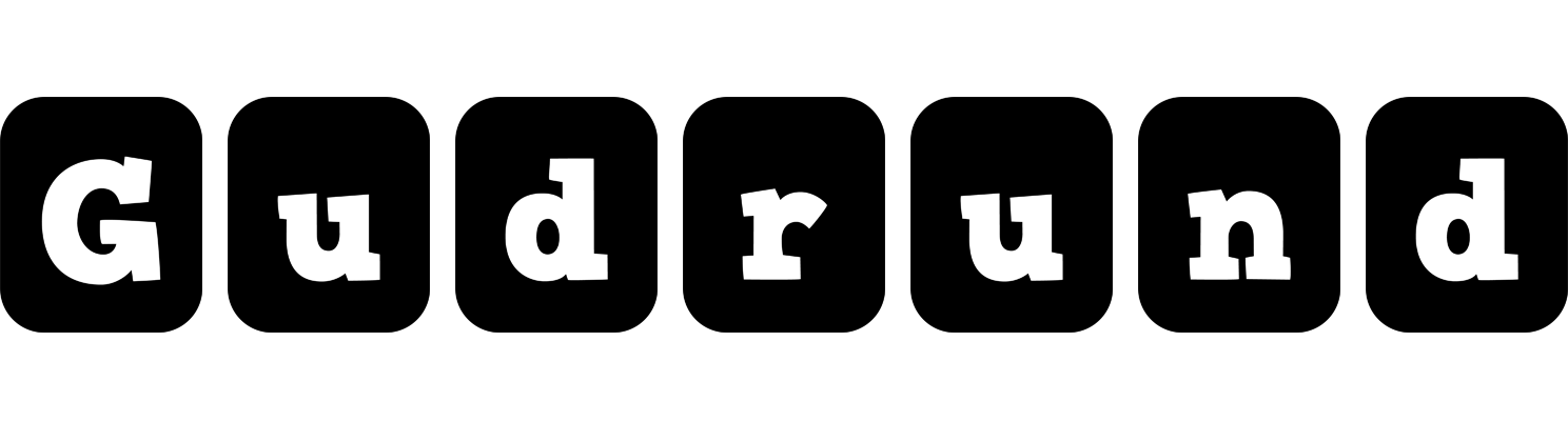 Gudrund box logo