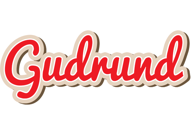 Gudrund chocolate logo