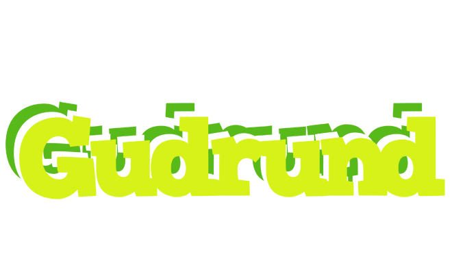 Gudrund citrus logo