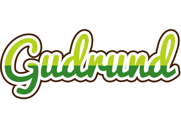 Gudrund golfing logo
