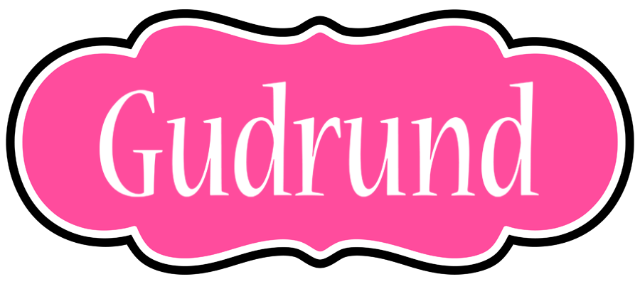 Gudrund invitation logo