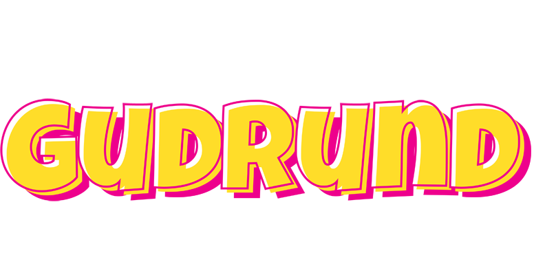 Gudrund kaboom logo