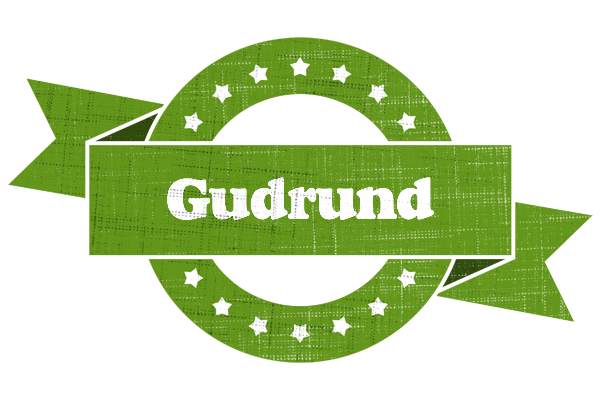 Gudrund natural logo