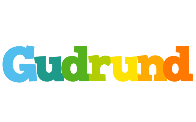 Gudrund rainbows logo