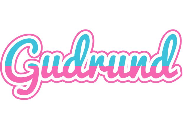 Gudrund woman logo