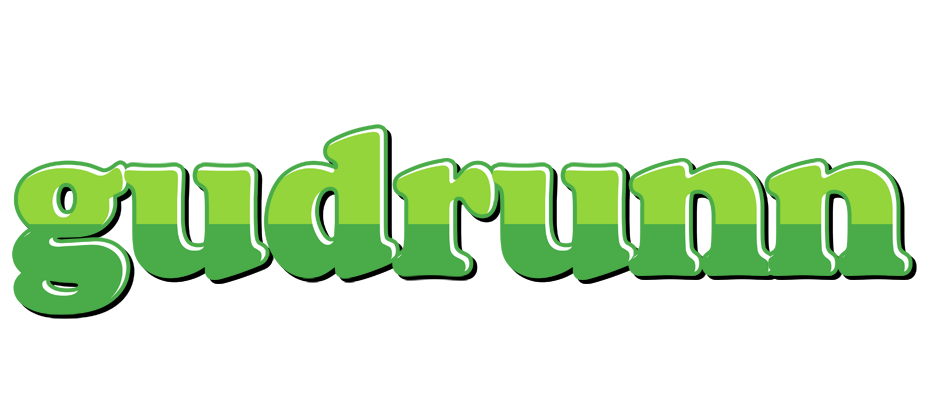 Gudrunn apple logo