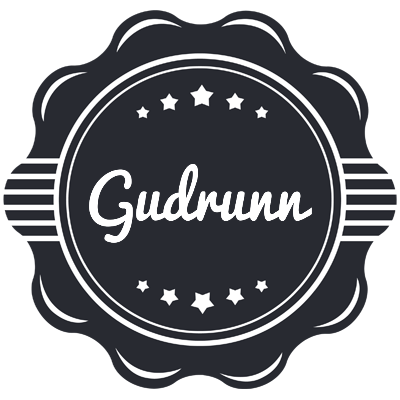 Gudrunn badge logo