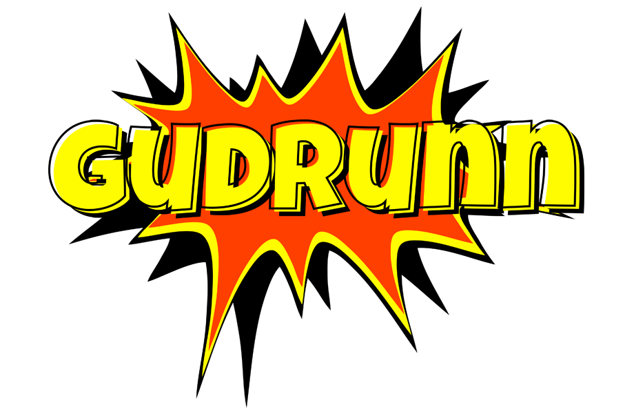 Gudrunn bazinga logo