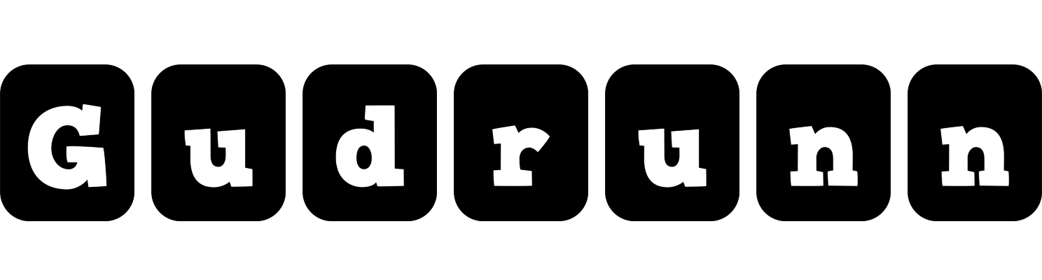 Gudrunn box logo