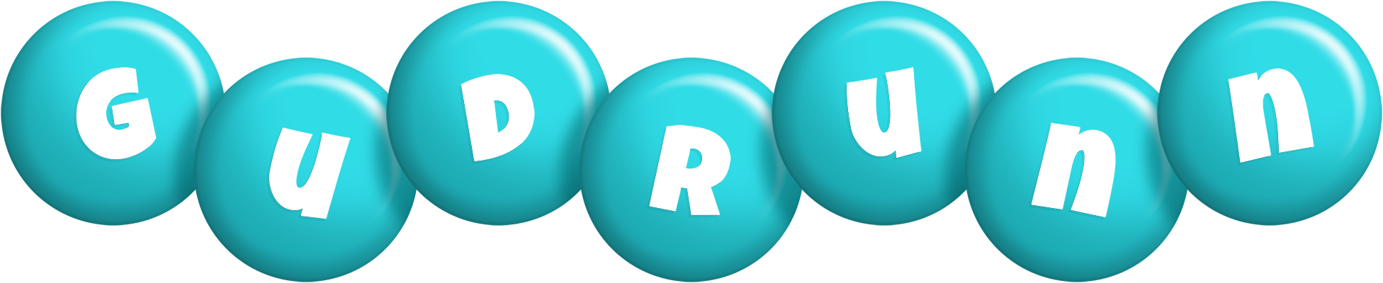 Gudrunn candy-azur logo