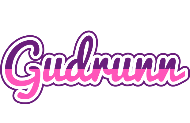 Gudrunn cheerful logo