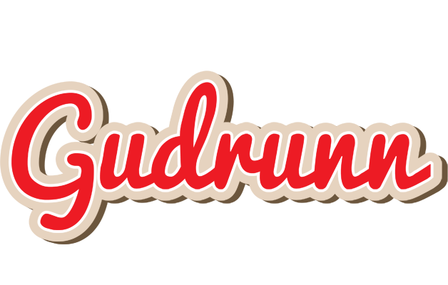Gudrunn chocolate logo