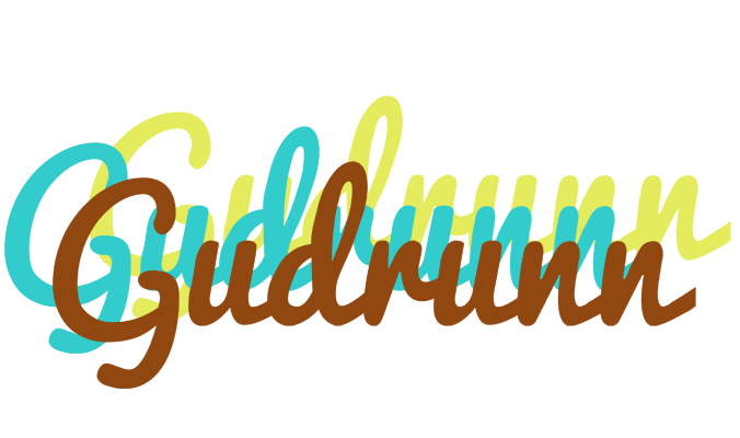 Gudrunn cupcake logo