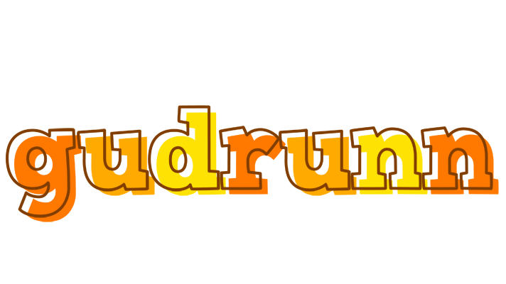 Gudrunn desert logo
