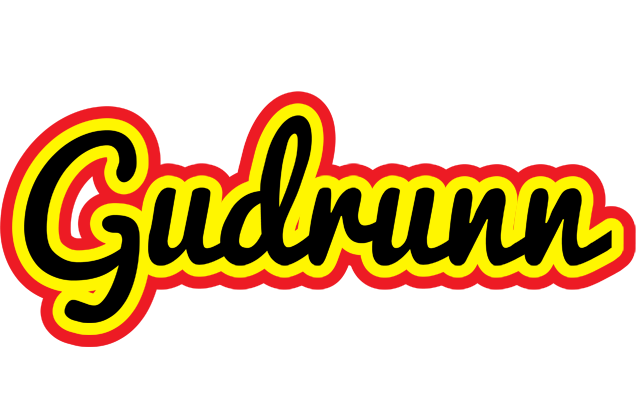 Gudrunn flaming logo