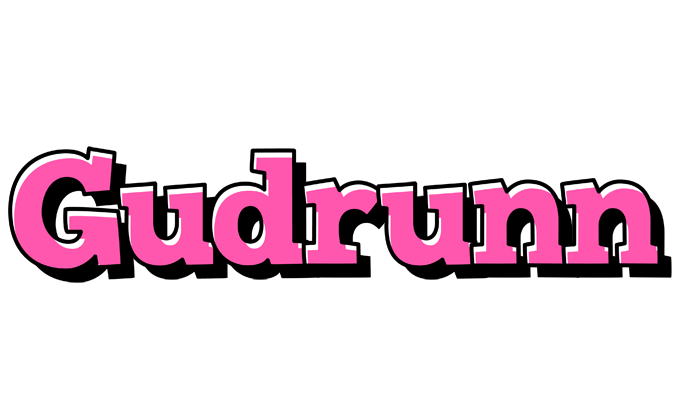 Gudrunn girlish logo