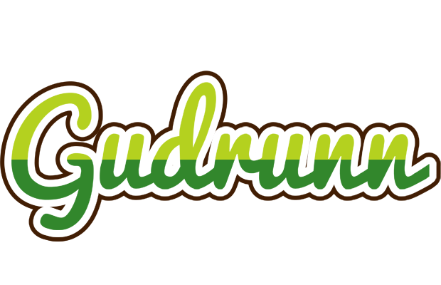 Gudrunn golfing logo