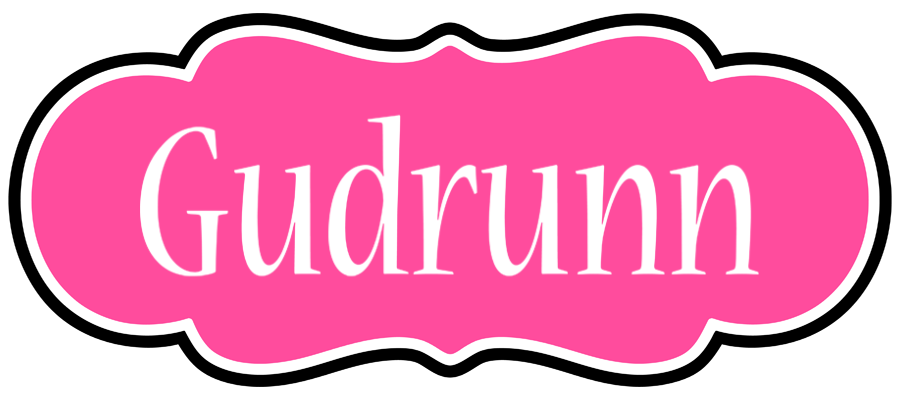 Gudrunn invitation logo