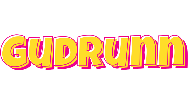 Gudrunn kaboom logo