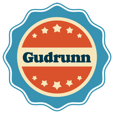 Gudrunn labels logo