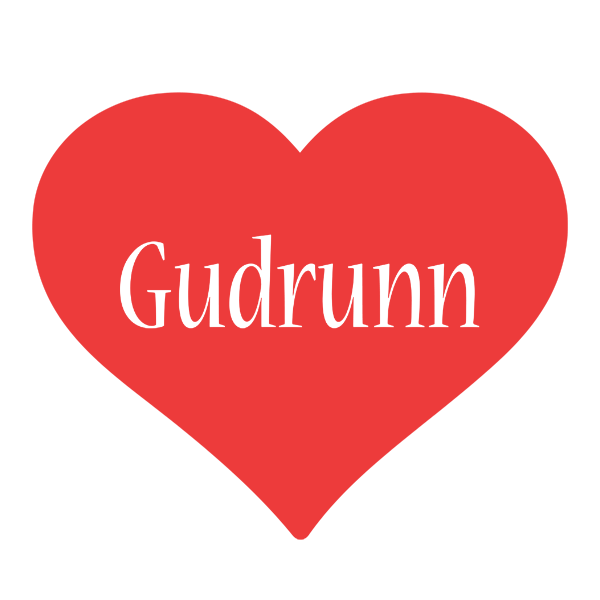 Gudrunn love logo