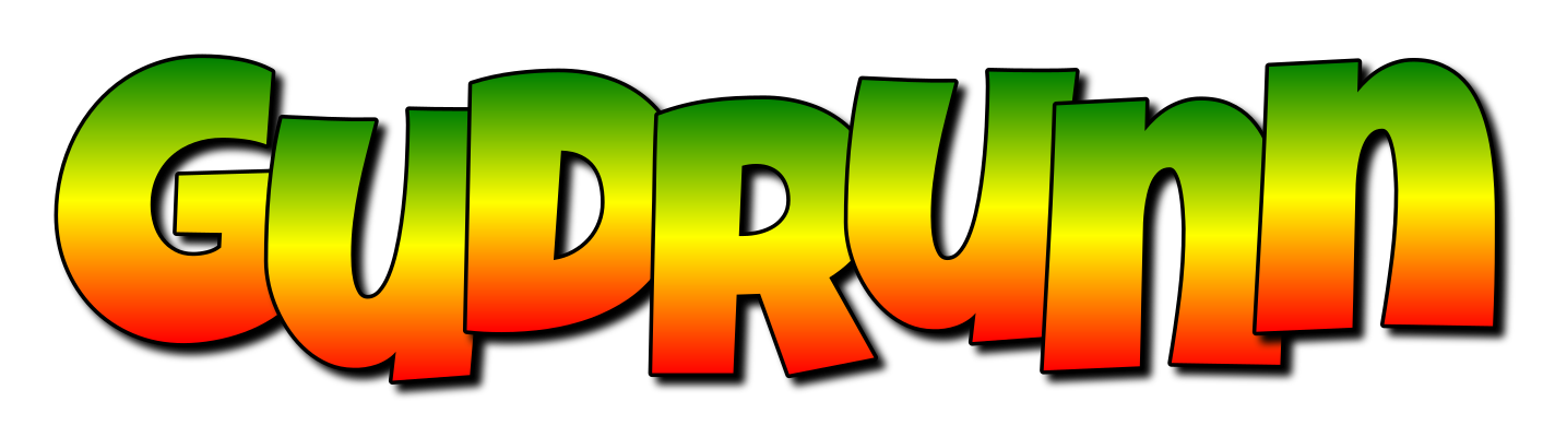Gudrunn mango logo