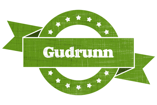 Gudrunn natural logo