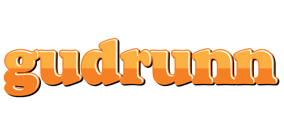 Gudrunn orange logo