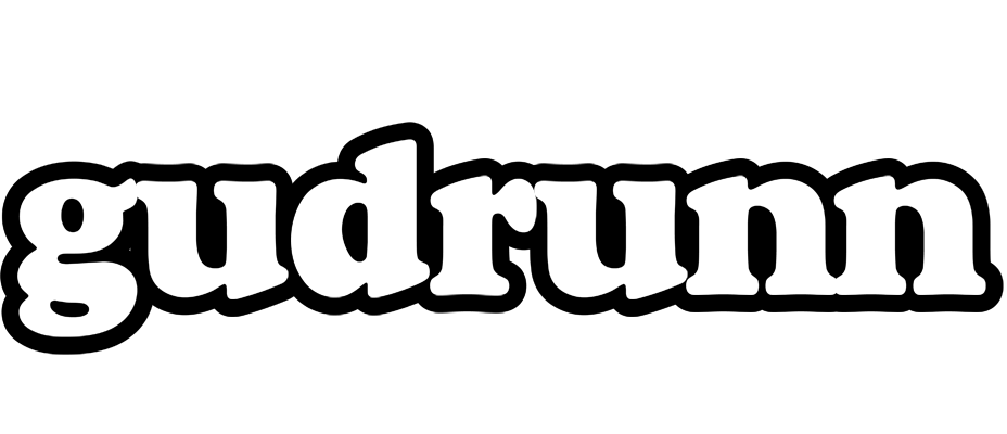 Gudrunn panda logo