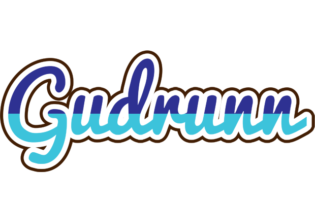 Gudrunn raining logo