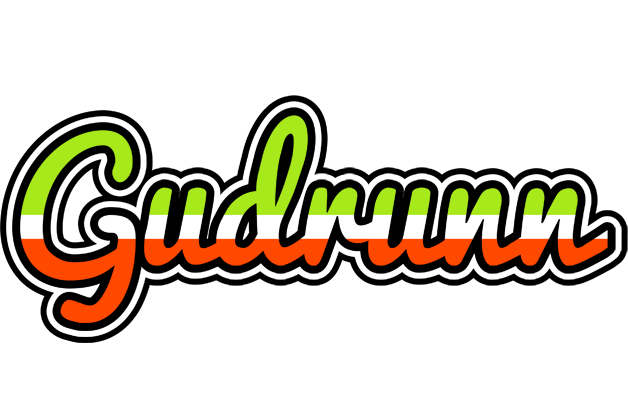 Gudrunn superfun logo