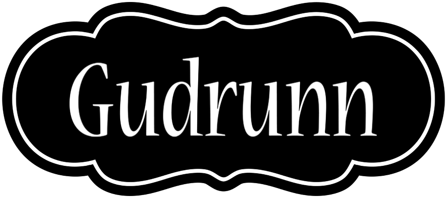 Gudrunn welcome logo
